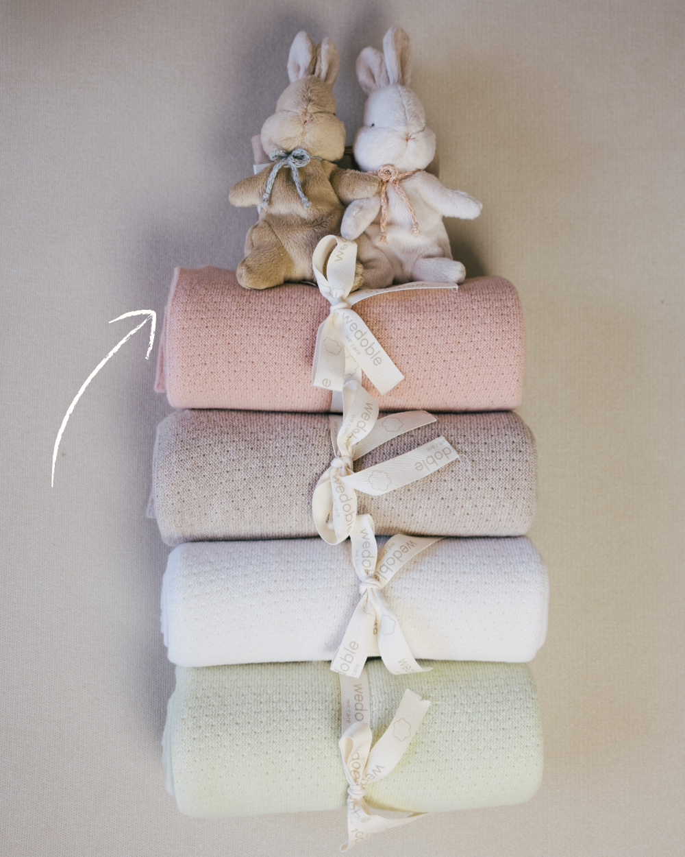 Knitted Blanket in Merino Wool and Cashmere