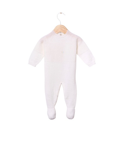 Babygrow Tricotado em Lã Merino e Caxemira