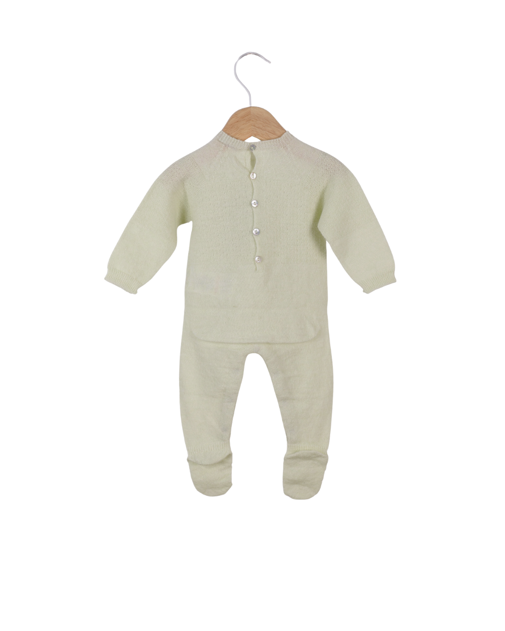 Babygrow Tricotado em Lã Merino e Caxemira