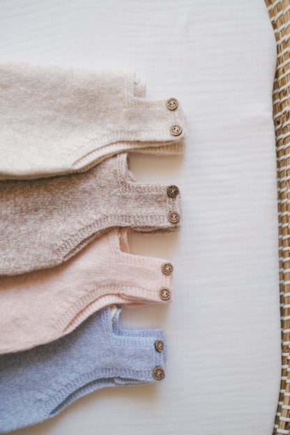 Knitted Merino Wool Dungarees
