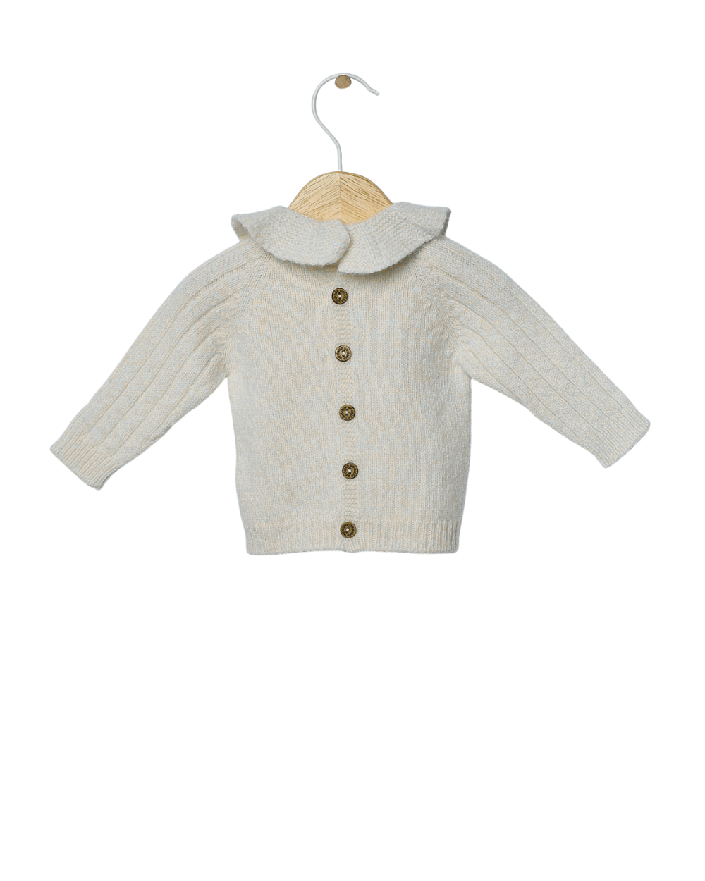 Camisola Tricotada com Gola Lã Merino