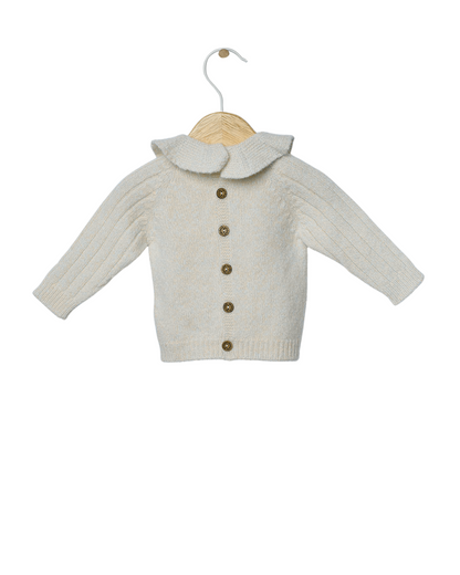 Camisola Tricotada com Gola Lã Merino