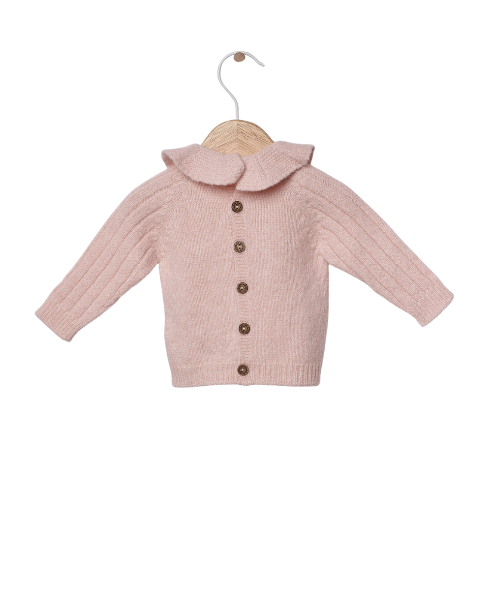 Camisola Tricotada com Gola Lã Merino
