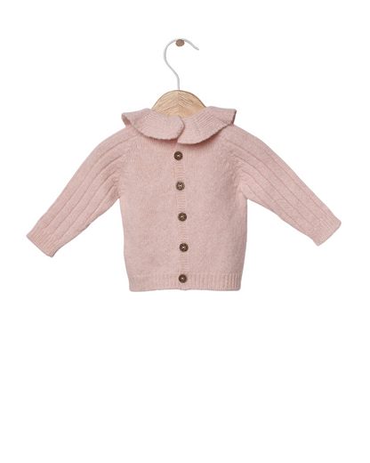 Camisola Tricotada com Gola Lã Merino