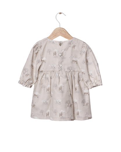 Vestido Animais da Floresta