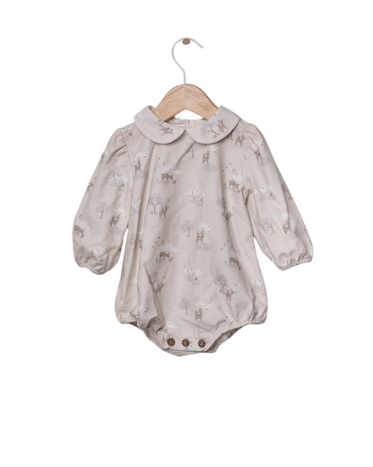 Body Blusa Animais da Floresta