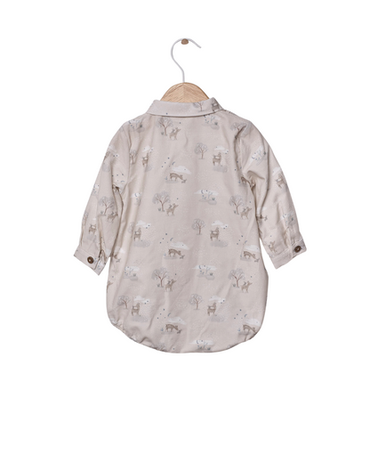 Body Camisa Animais da Floresta