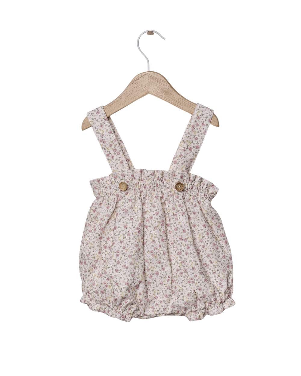 Cute Floral Fabric Strappy Top