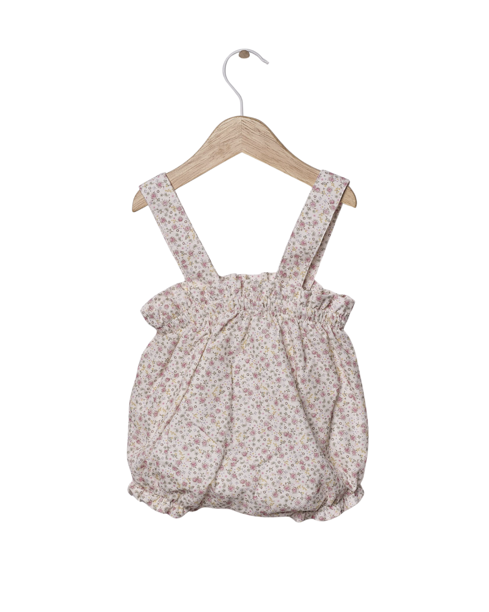 Cute Floral Fabric Strappy Top