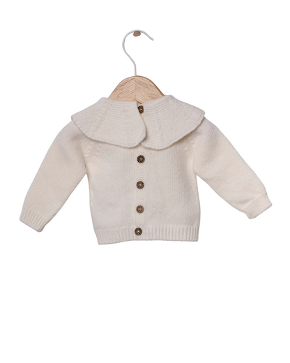 Camisola com Gola Folho Lã Merino