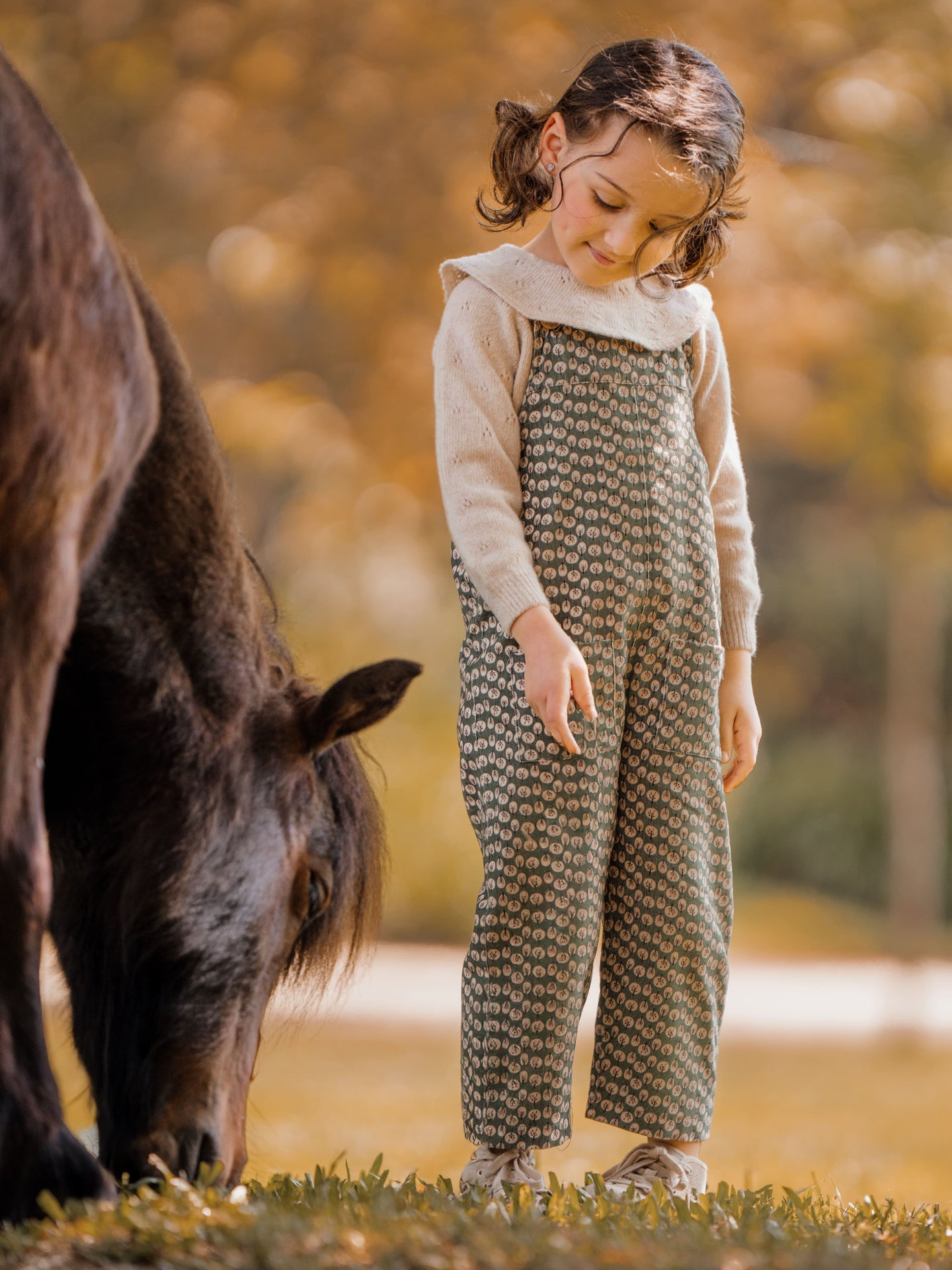 Camisola Gola Tricotada em Lã Merino