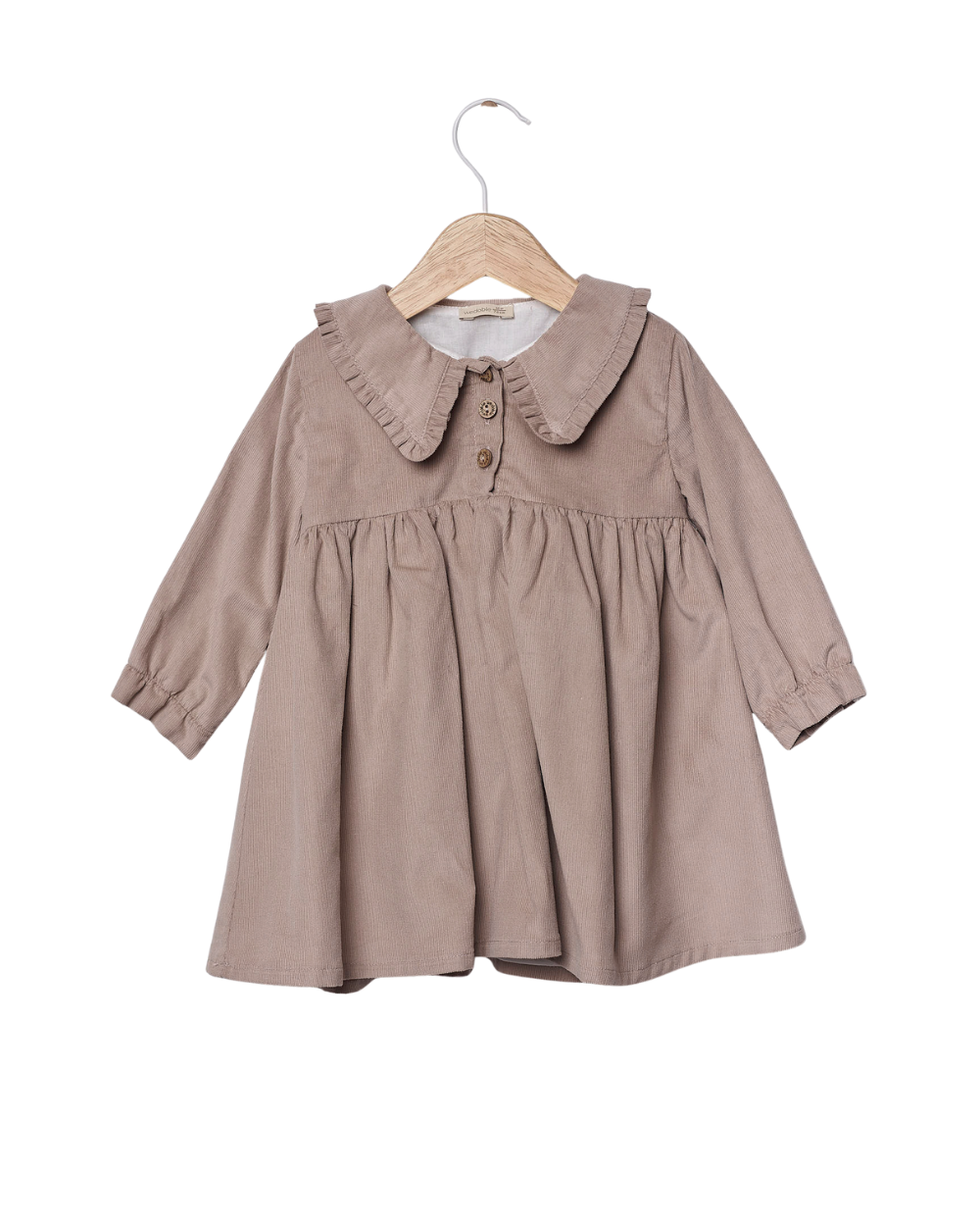 Vestido Liso em Bombazine