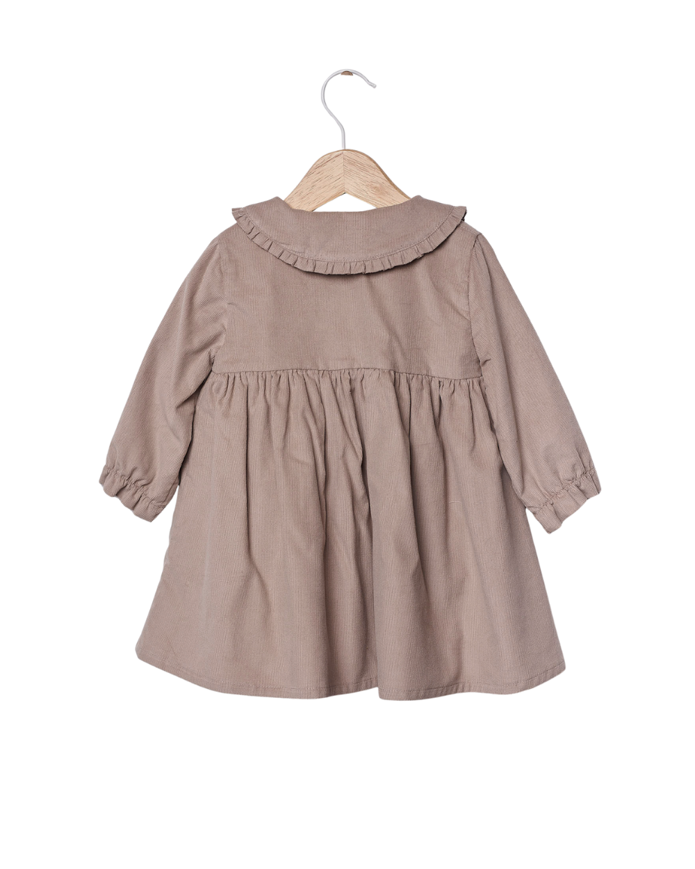 Vestido Liso em Bombazine