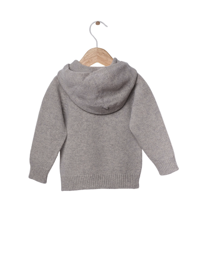 Camisola Tricotada com Capuz