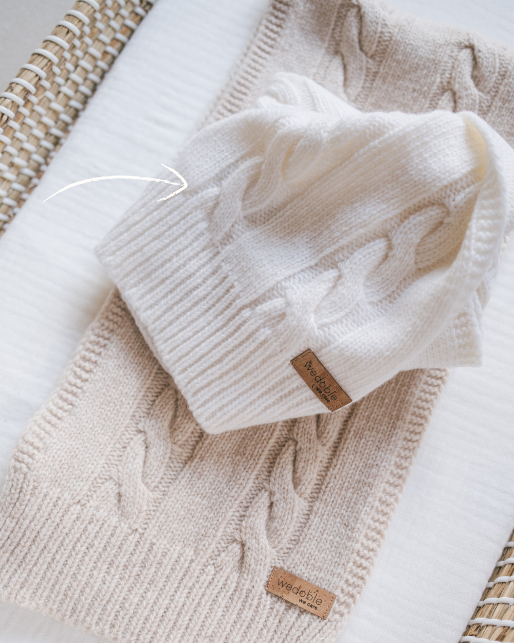 Knitted Merino Wool Scarf