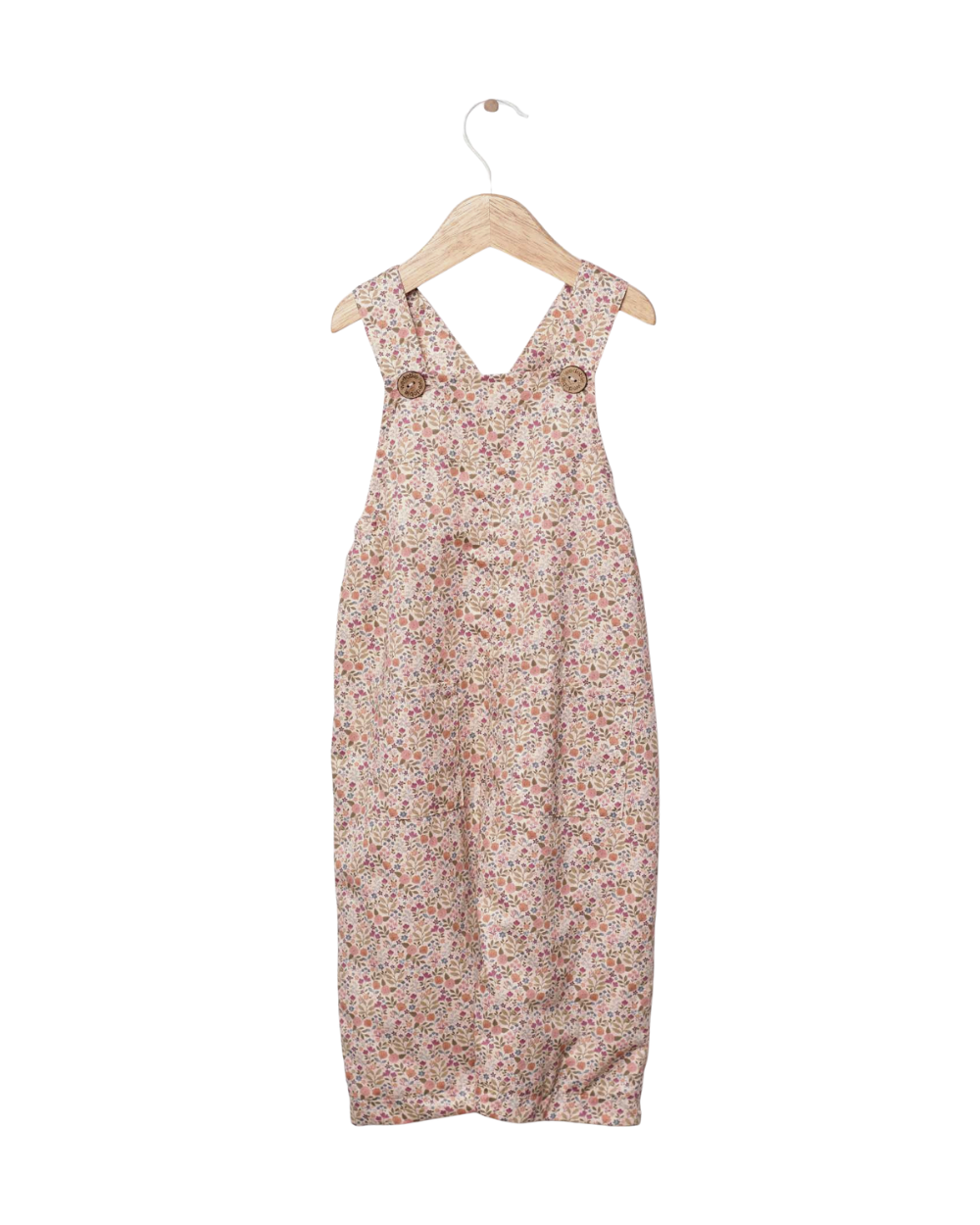 Floral Pattern Dungarees
