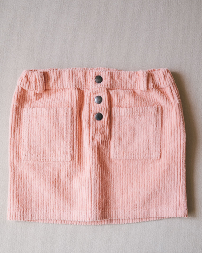 Wide Corduroy Skirt