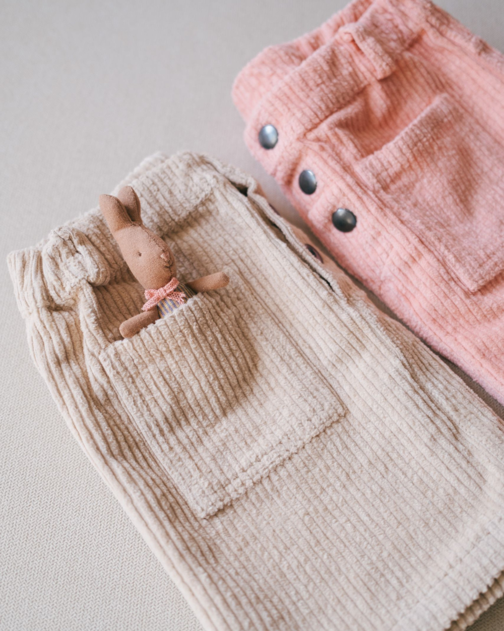 Wide Corduroy Skirt