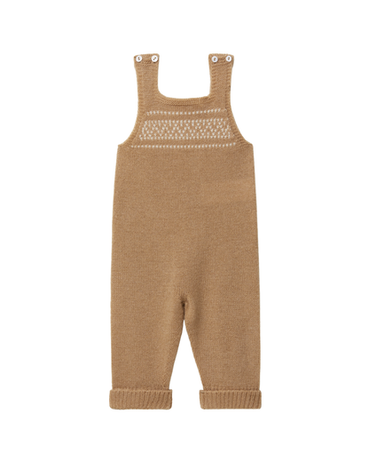 Jardineira Tricotada Jacquard Lã | Cute and Sweet