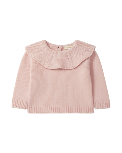 Camisola Tricotada Gola de Folho | Winter Glow