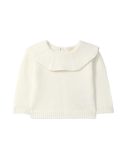 Camisola Tricotada Gola de Folho | Winter Glow