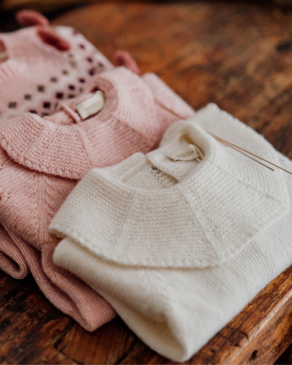 Camisola Tricotada Gola de Folho | Winter Glow