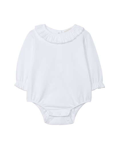 Body Manga Comprida Gola Folho Picueta | Baby