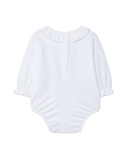 Body Manga Comprida Gola Folho Picueta | Baby