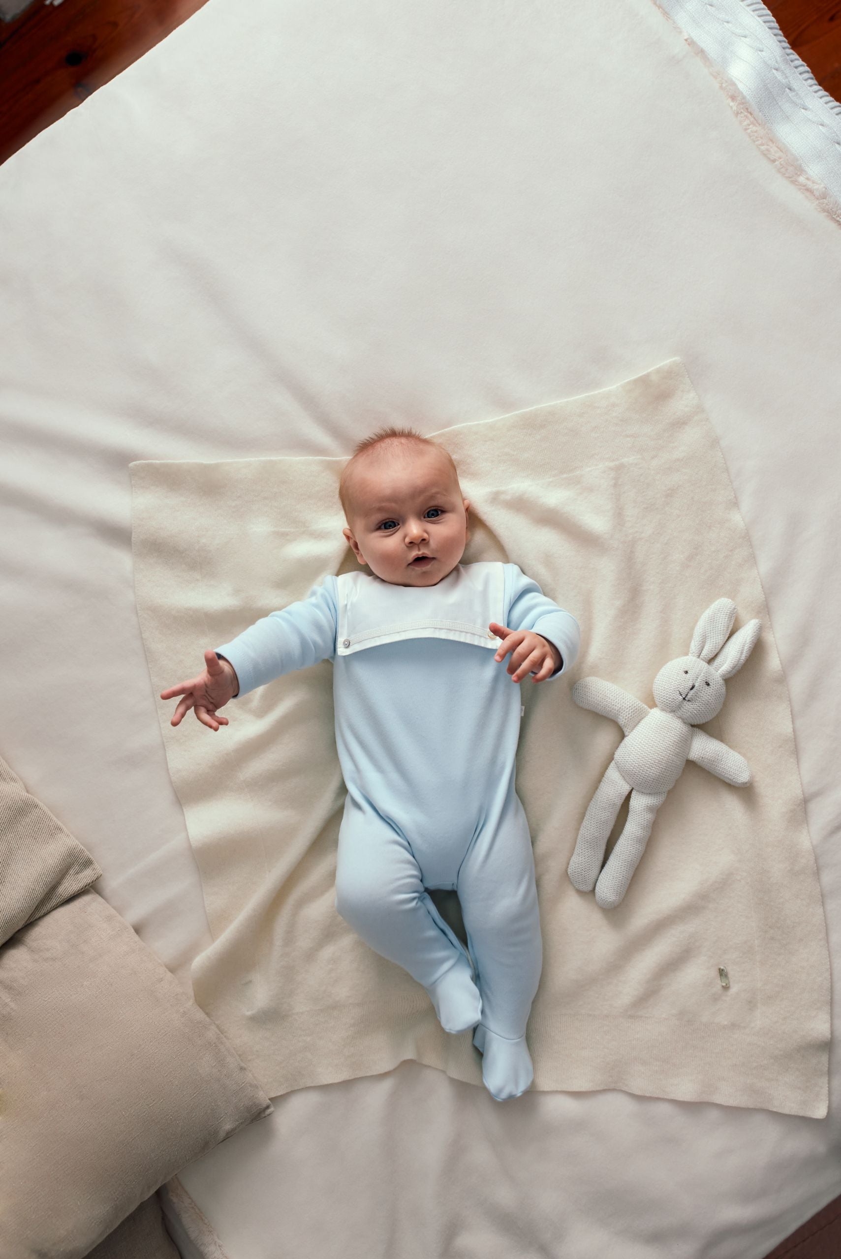 Babygrow sem Gola Fita Bordada
