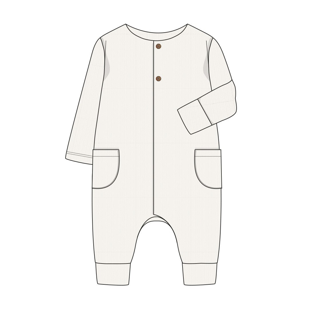 Organic Cotton Jumpsuit with Pockets