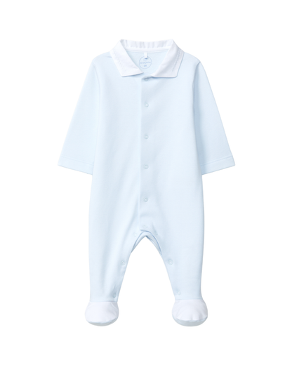 Babygrow Gola de Bico Detalhe Ponto Cruz