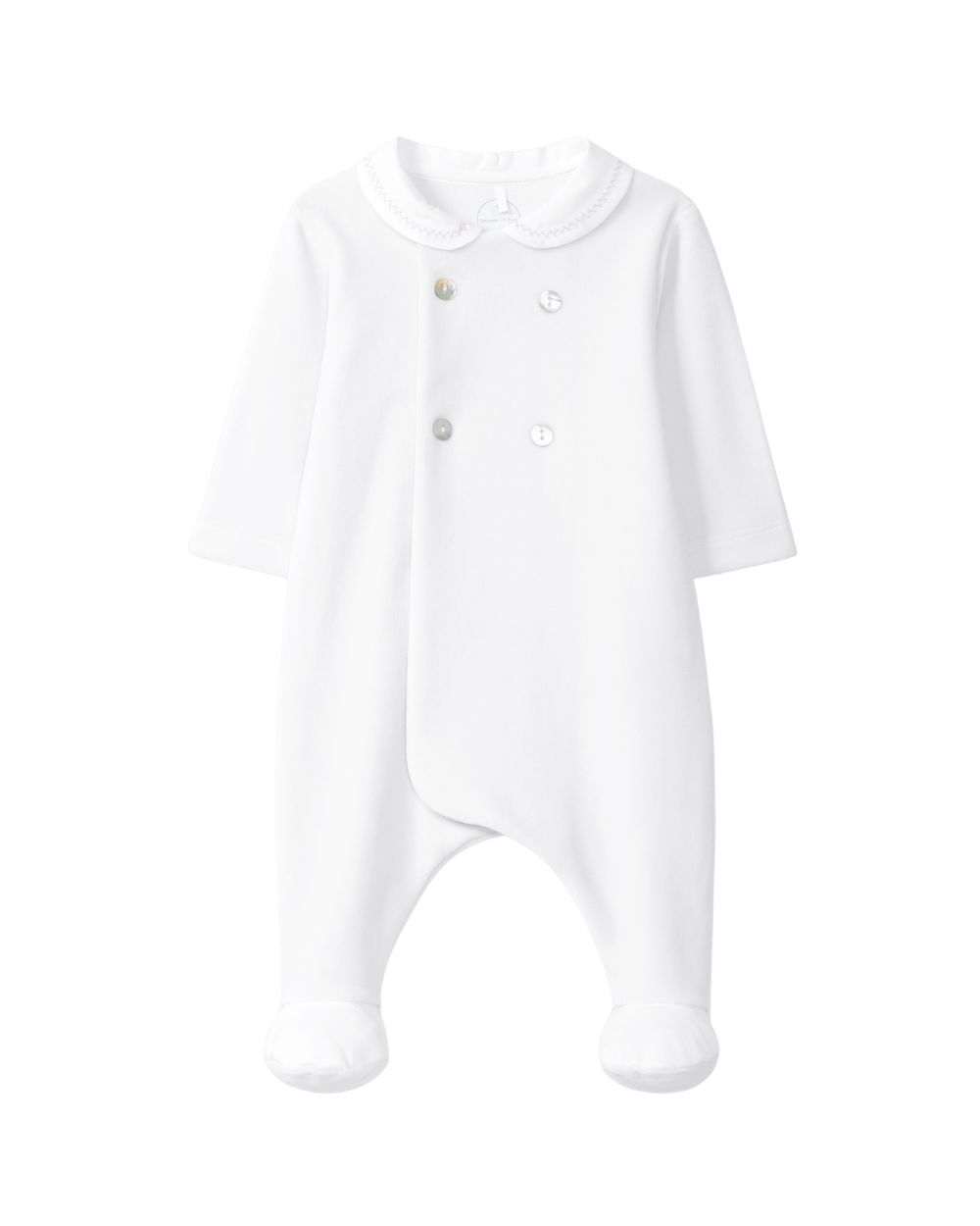 Babygrow Veludo Canelado Detalhe Ponto Cruz