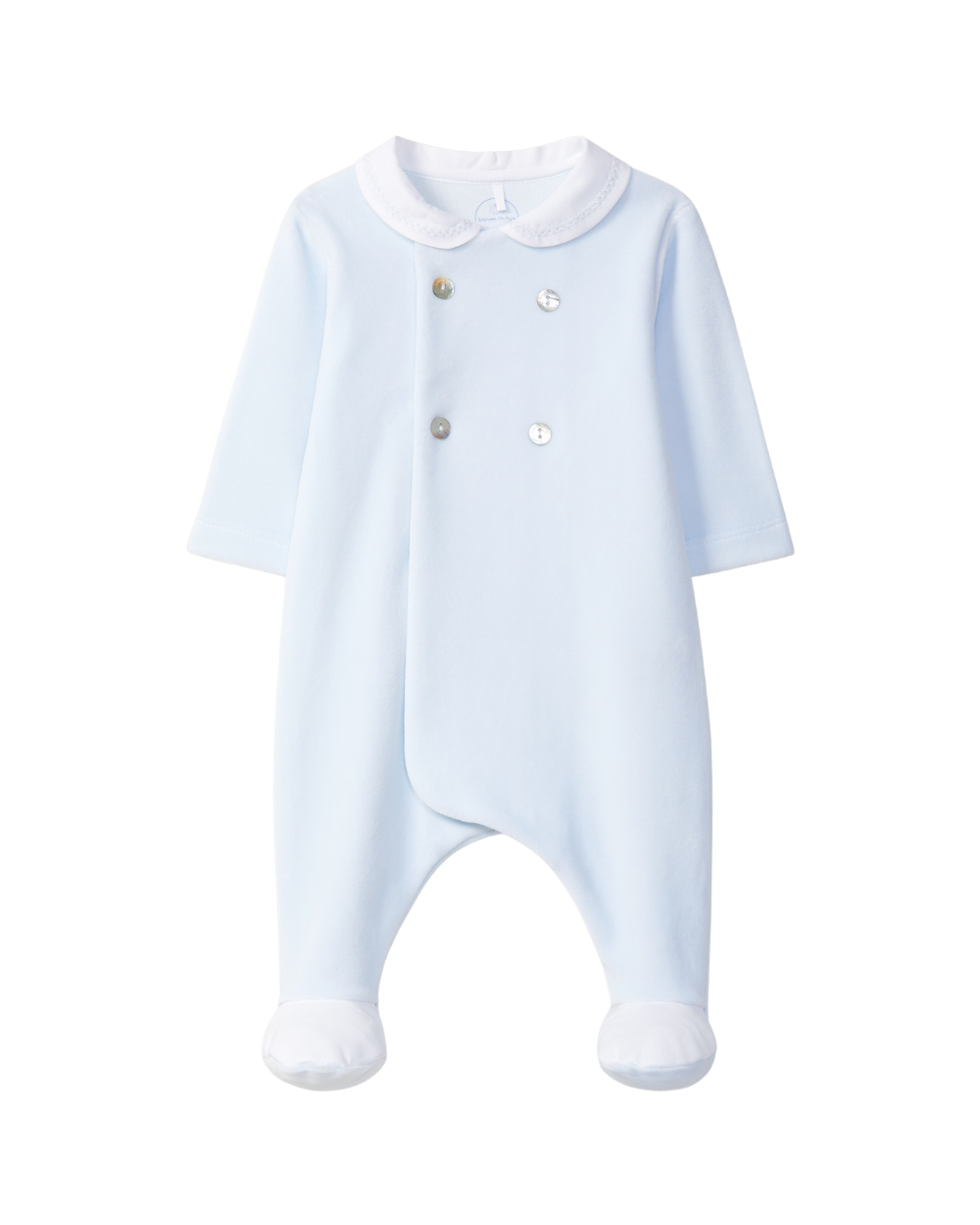 Babygrow Veludo Canelado Detalhe Ponto Cruz