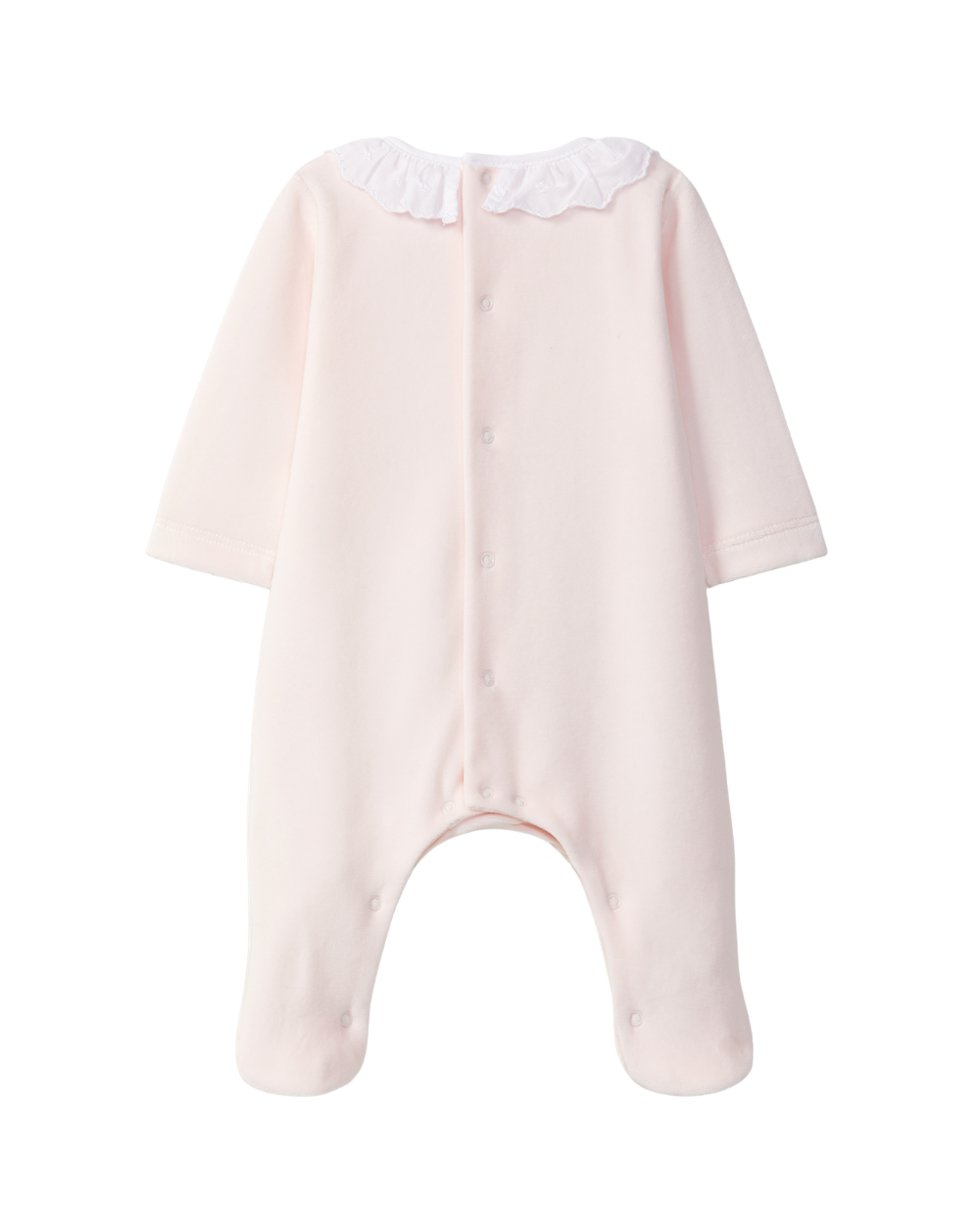Babygrow Veludo Bordado Ponto Cruz