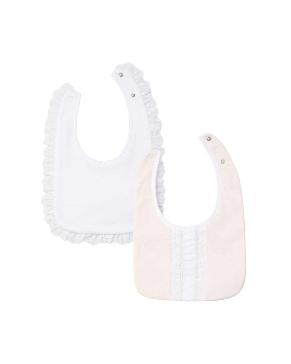 Pack Babetes Detalhe Ponto Cruz e Folhinho