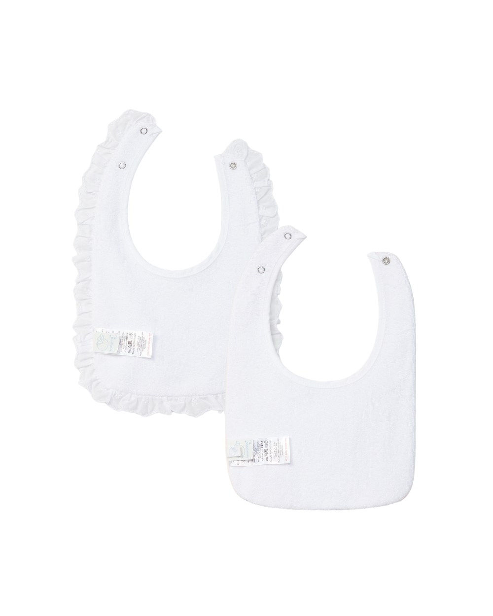 Pack Babetes Detalhe Ponto Cruz e Folhinho