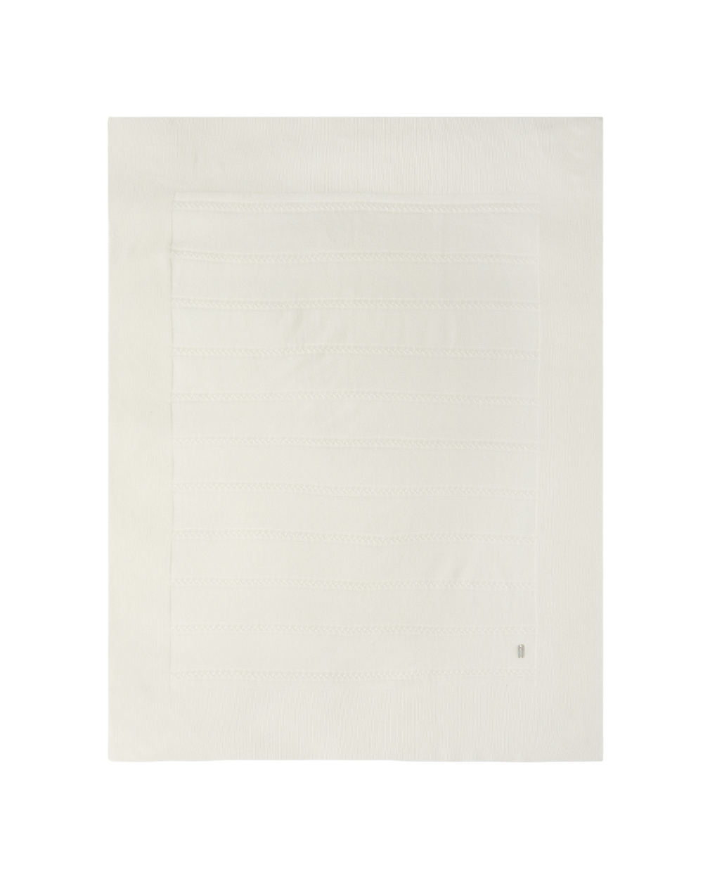 Manta Tricotada Detalhe Trança