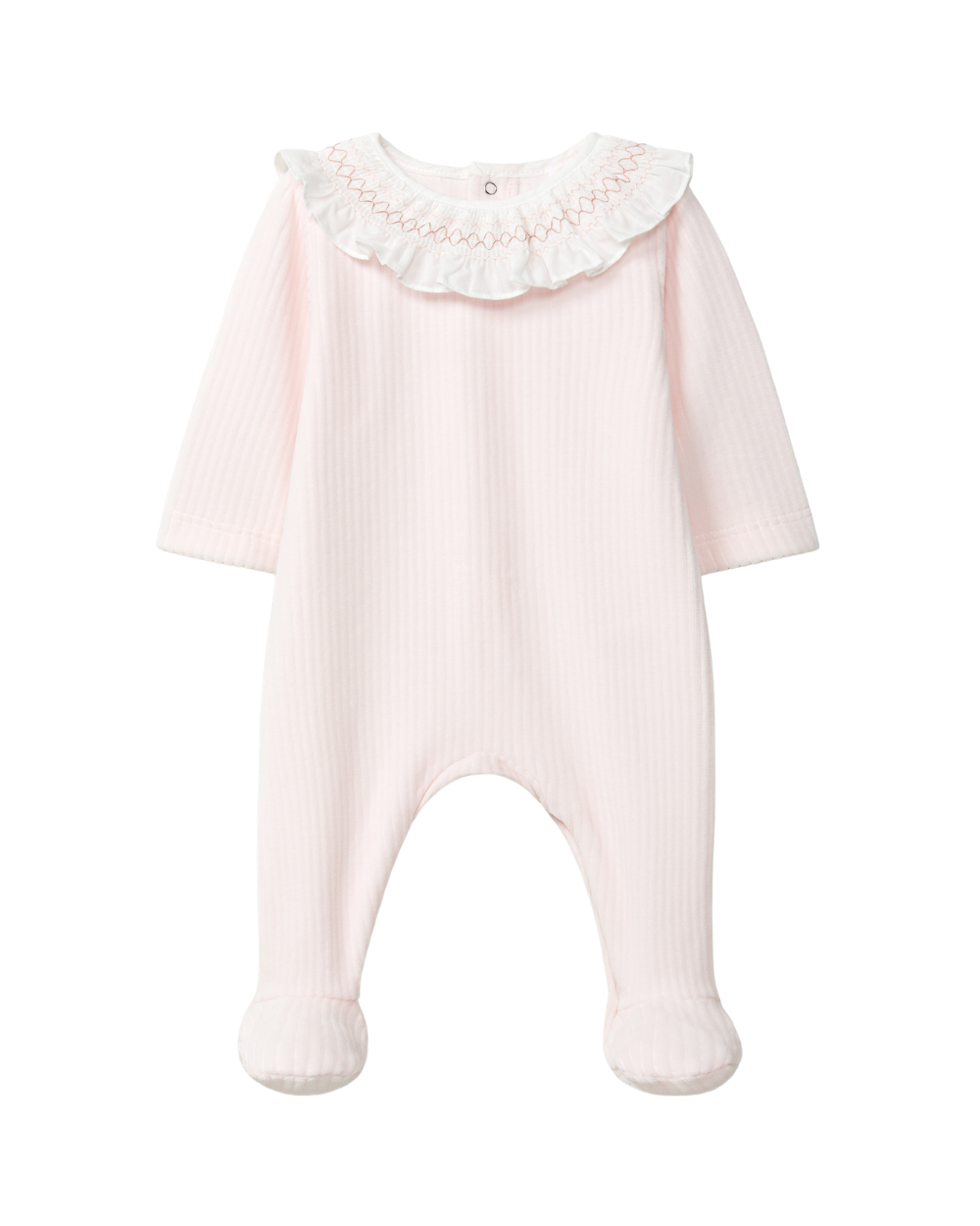 Babygrow Veludo Canelado Gola de Folho