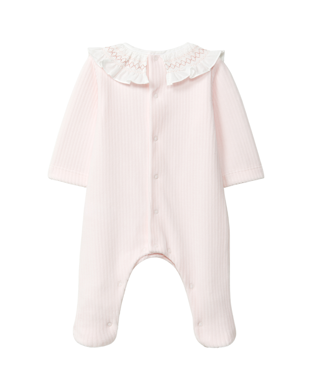 Babygrow Veludo Canelado Gola de Folho