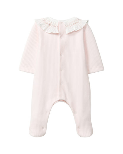 Babygrow Veludo Canelado Gola de Folho