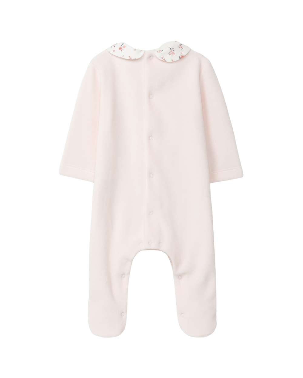 Babygrow Veludo Detalhe Smocks