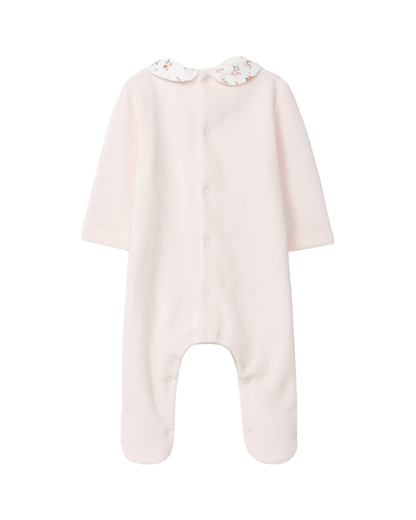Babygrow Veludo Detalhe Smocks
