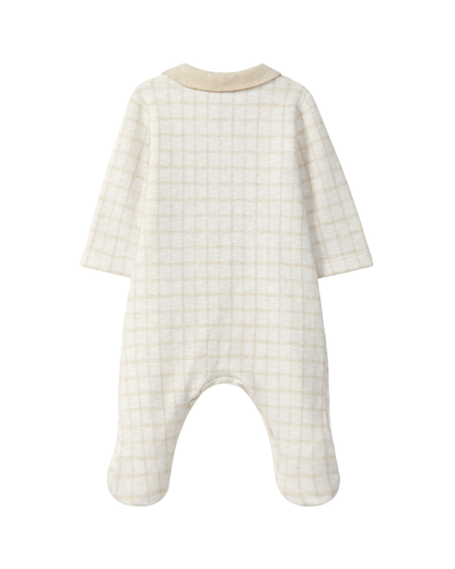 Babygrow Malha Jacquard Gola Redonda