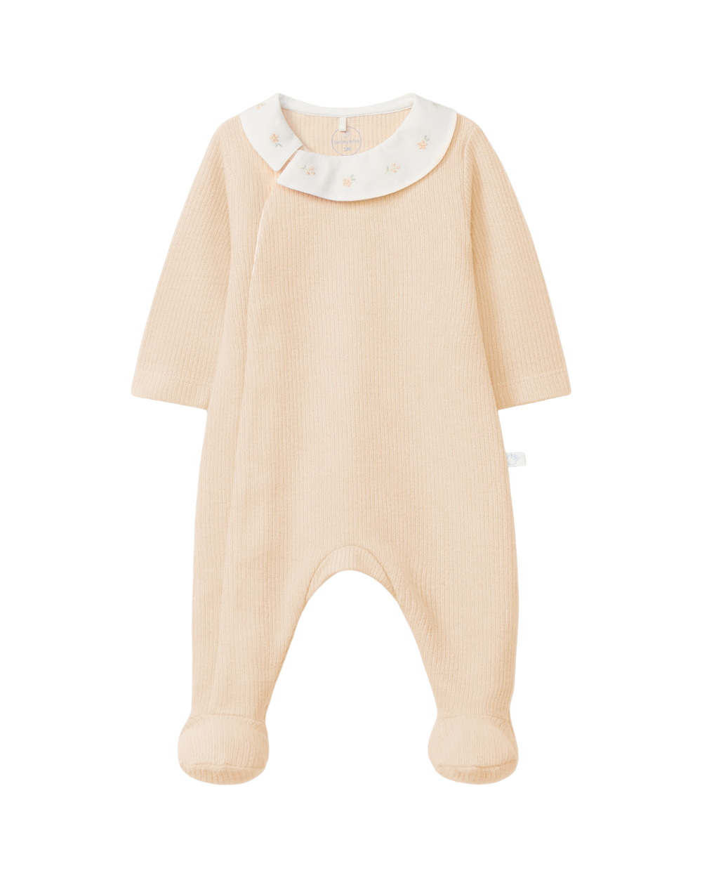 Babygrow Algodão Orgânico Detalhe Bordado Gola