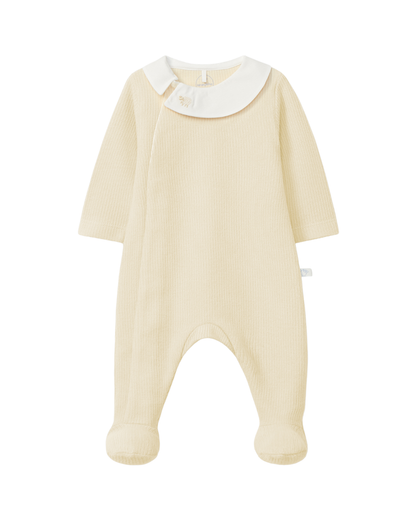 Babygrow Algodão Orgânico Detalhe Bordado Gola