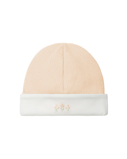 Gorro Algodão Orgânico Detalhe Bordado