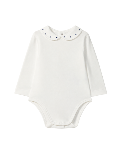 Body Gola Redonda Pintas Bordadas