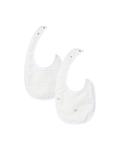 Pack de Dois Babetes Gaze Bordado