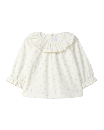 Blusa de Flores em Bombazine
