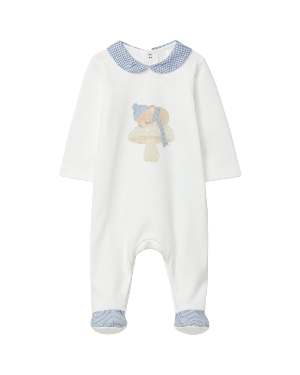 Babygrow Micro Xadrez Vichy e Ratinho